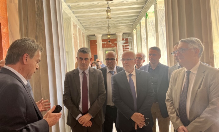 Επίσκεψη Γ. Φλωρίδη στο ιστορικό κτιριακό συγκρότημα του Αρσακείου όπου θα επαναστεγαστεί το ΣτΕ