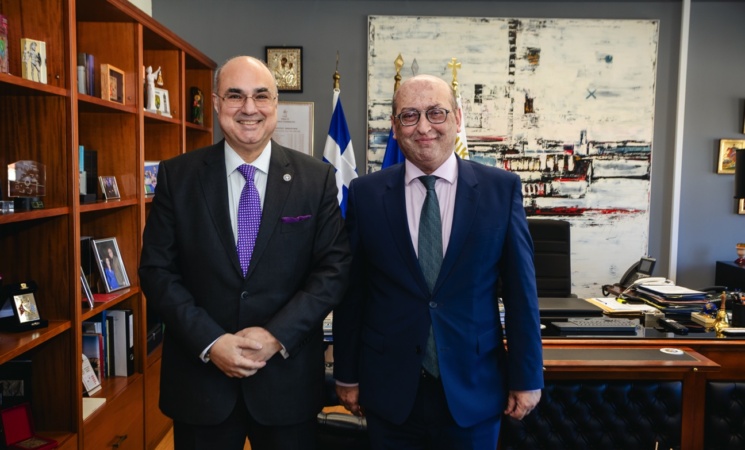 Συνάντηση του Γενικού Γραμματέα Δικαιοσύνης με τον Πρέσβη της Δημοκρατίας της Αρμενίας στην Ελλάδα